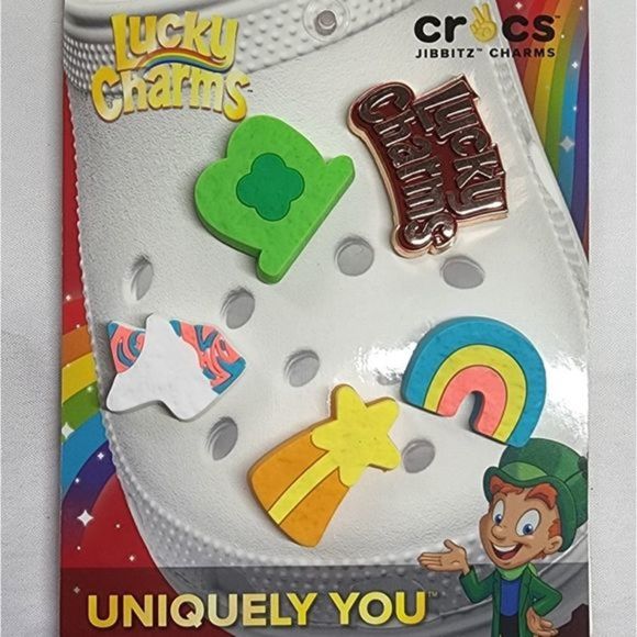 CROCS Other - Lucky charms Crocs Collab Jibbitz!!! NWT